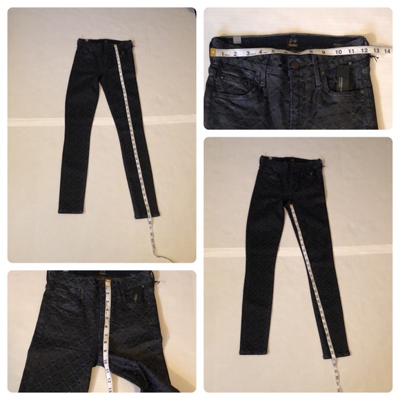 CITIZENS OF HUMANITY Coated Jeans, Rocket High Rise Skinny, Sz. 25 /NWT - Picture 13 of 17